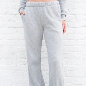 brandy melville gray rosa sweatpants